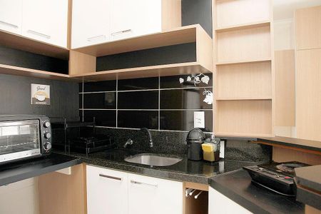 Cozinha de kitnet/studio para alugar com 1 quarto, 33m² em Centro Histórico, Porto Alegre