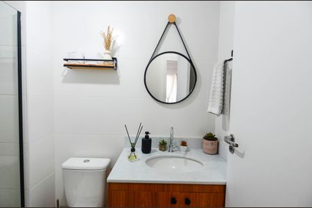 Apartamento à venda com 63m², 2 quartos e 1 vagaBanheiro Social