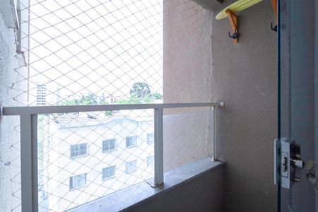 Varanda da sala de apartamento à venda com 3 quartos, 70m² em Castelo, Belo Horizonte