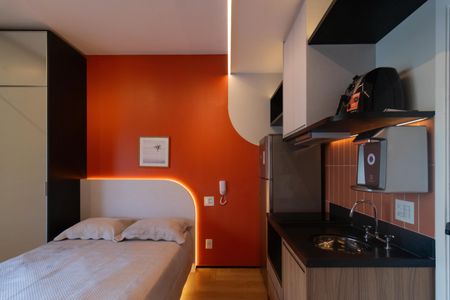 Studio para alugar com 28m², 1 quarto e sem vagaCozinha