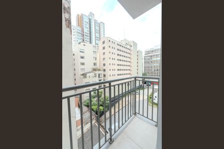 Varanda de apartamento para alugar com 1 quarto, 22m² em Bela Vista, São Paulo
