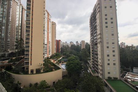 Vista da Varanda da Sala de apartamento para alugar com 1 quarto, 39m² em Panamby, São Paulo