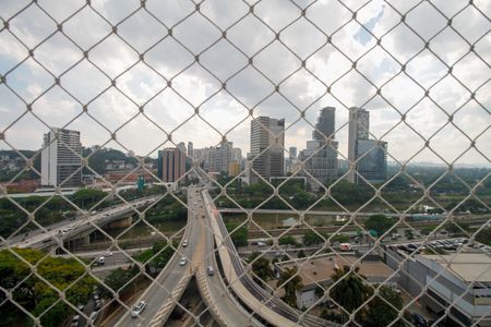 Vista da Varanda de kitnet/studio à venda com 1 quarto, 25m² em Pinheiros, São Paulo