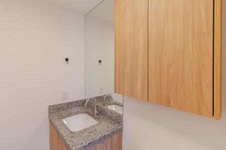 Studio para alugar com 26m², 1 quarto e sem vaga Studio para alugar com 26m², 1 quarto e sem vagaBanheiro da Suíte