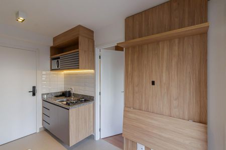 Studio para alugar com 26m², 1 quarto e sem vaga Studio para alugar com 26m², 1 quarto e sem vagaSala e Cozinha