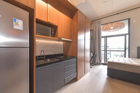 Studio para alugar com 25m², 1 quarto e sem vagaCozinha