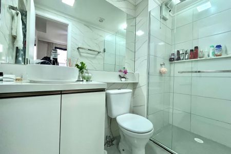 Apartamento para alugar com 28m², 1 quarto e sem vaga Apartamento para alugar com 28m², 1 quarto e sem vagaBanheiro da Suíte