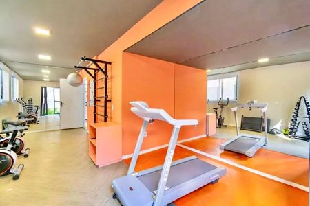 Apartamento para alugar com 28m², 1 quarto e sem vaga Apartamento para alugar com 28m², 1 quarto e sem vagaÁrea comum - Academia