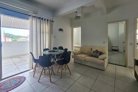Sala de apartamento para alugar com 2 quartos, 80m² em Loteamento Joao Batista Juliao, Guarujá