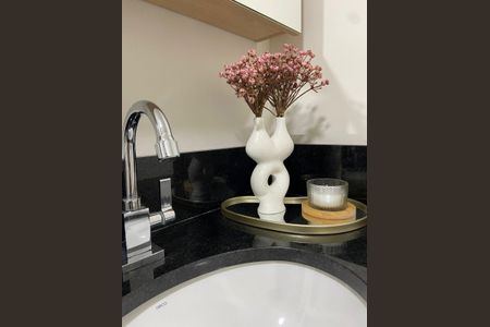 Banheiro de kitnet/studio à venda com 1 quarto, 24m² em Vila Butantã, São Paulo