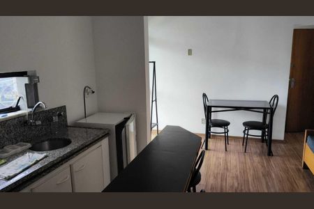 Cozinha de kitnet/studio para alugar com 1 quarto, 48m² em Funcionários, Belo Horizonte