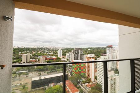 Varanda de kitnet/studio para alugar com 1 quarto, 28m² em Jardim das Acacias, São Paulo