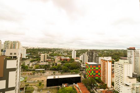 Vista da Varanda de kitnet/studio para alugar com 1 quarto, 28m² em Jardim das Acacias, São Paulo