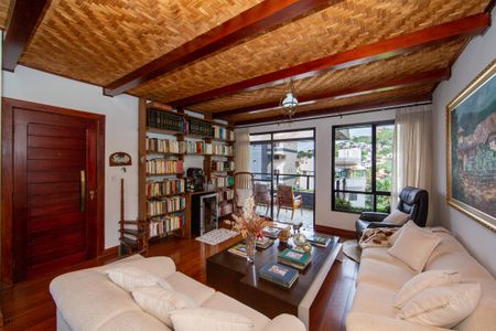 SALA de apartamento à venda com 4 quartos, 151m² em Sion, Belo Horizonte