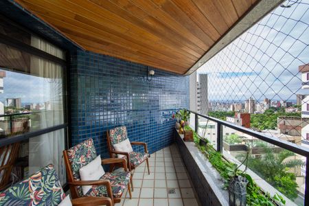 VARANDA de apartamento à venda com 4 quartos, 151m² em Sion, Belo Horizonte