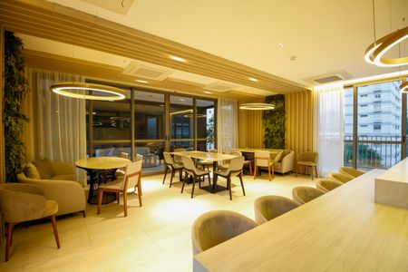 Studio para alugar com 28m², 1 quarto e sem vagaÁrea Comum - Espaço Gourmet