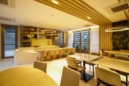 Studio para alugar com 28m², 1 quarto e sem vagaÁrea Comum - Espaço Gourmet