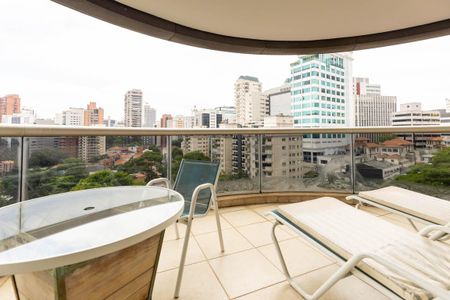 Varanda da Sala de apartamento à venda com 3 quartos, 400m² em Higienópolis, São Paulo