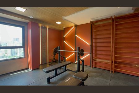 Studio à venda com 27m², 1 quarto e sem vaga Studio à venda com 27m², 1 quarto e sem vagaAcademia