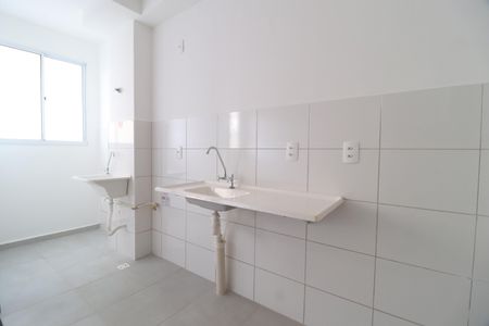 Cozinha de apartamento para alugar com 2 quartos, 44m² em Jardim Sul, Uberlândia
