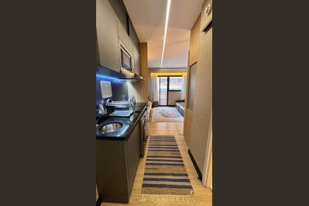 Studio à venda com 57m², 1 quarto e 1 vagaCozinha