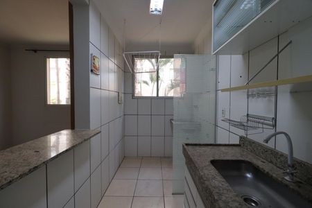 Cozinha de apartamento para alugar com 2 quartos, 56m² em Subsetor Leste - 8 (l-8), Ribeirão Preto
