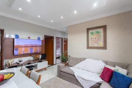 Sala de apartamento à venda com 3 quartos, 65m² em Serrano, Belo Horizonte