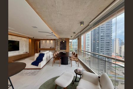 Varanda  de apartamento à venda com 3 quartos, 167m² em Jardim das Acacias, São Paulo