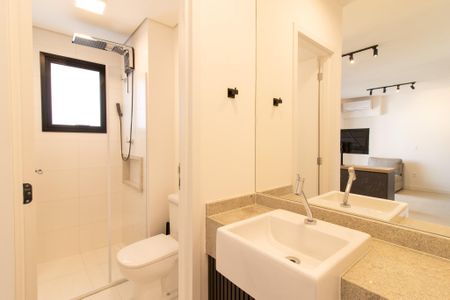 Apartamento para alugar com 43m², 1 quarto e 1 vagaBanheiro social