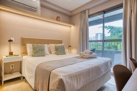 Studio de apartamento para alugar com 1 quarto, 23m² em Indianópolis, São Paulo