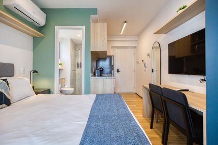 Studio de apartamento para alugar com 1 quarto, 23m² em Indianópolis, São Paulo