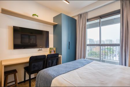 Studio de apartamento para alugar com 1 quarto, 23m² em Indianópolis, São Paulo