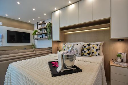 Studio à venda com 26m², 1 quarto e 1 vagaQuarto