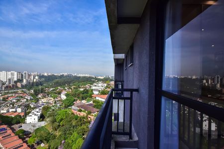 Studio à venda com 26m², 1 quarto e 1 vagaVaranda