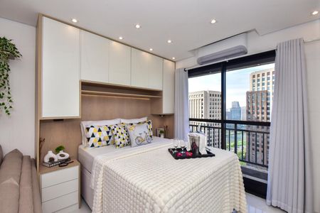 Studio à venda com 26m², 1 quarto e 1 vagaQuarto