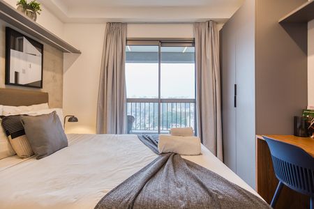 Studio de apartamento para alugar com 1 quarto, 23m² em Indianópolis, São Paulo