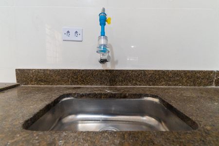 Cozinha de casa para alugar com 1 quarto, 35m² em Vila Monte Alegre, São Paulo