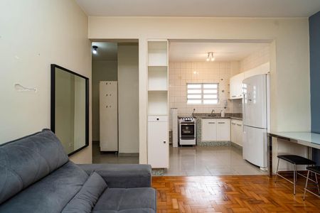 Sala de apartamento para alugar com 1 quarto, 42m² em Consolação, São Paulo