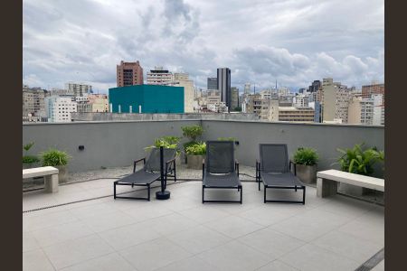 Apartamento para alugar com 26m², 1 quarto e sem vagaTerraço