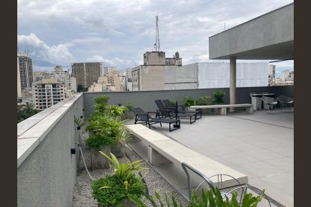 Apartamento para alugar com 26m², 1 quarto e sem vagaTerraço