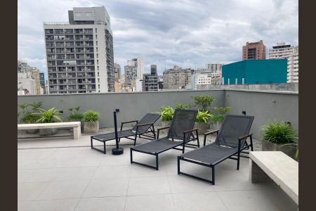 Apartamento para alugar com 26m², 1 quarto e sem vagaTerraço