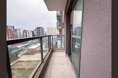 Studio para alugar com 25m², 1 quarto e sem vagaVaranda
