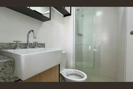 Studio para alugar com 25m², 1 quarto e sem vaga Studio para alugar com 25m², 1 quarto e sem vagaBanheiro