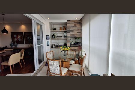 Varanda  de apartamento à venda com 2 quartos, 123m² em Centro, São Bernardo do Campo