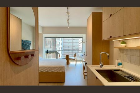 Studio para alugar com 33m², 1 quarto e sem vagaCozinha