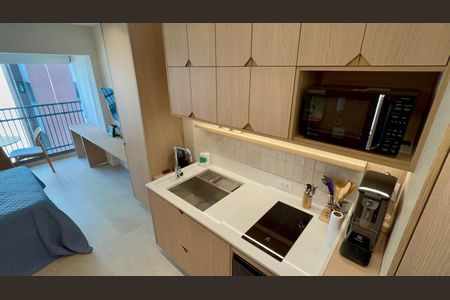 Studio para alugar com 33m², 1 quarto e sem vaga Studio para alugar com 33m², 1 quarto e sem vagaCozinha