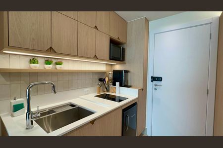 Studio para alugar com 33m², 1 quarto e sem vaga Studio para alugar com 33m², 1 quarto e sem vagaCozinha