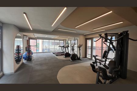 Studio para alugar com 33m², 1 quarto e sem vaga Studio para alugar com 33m², 1 quarto e sem vagaAcademia