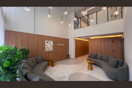 Studio para alugar com 33m², 1 quarto e sem vaga Studio para alugar com 33m², 1 quarto e sem vagaHall de entrada