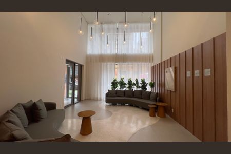 Studio para alugar com 33m², 1 quarto e sem vaga Studio para alugar com 33m², 1 quarto e sem vagaHall de entrada